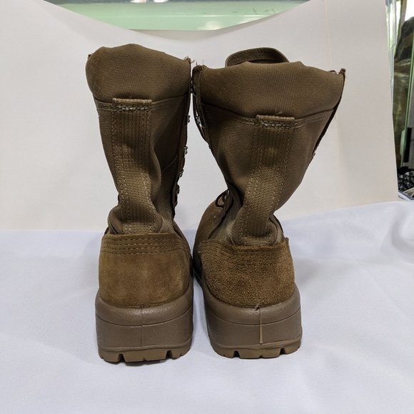 BELLEVILLE Desert Tan Suede & Cordura Military Combat Boot AHWC - 6R Unisex NWOT - Picture 5 of 12